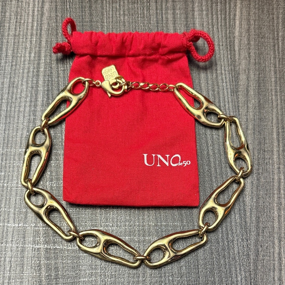 UNO de 50 Gold-Tone Necklace (Gaudi inspired)